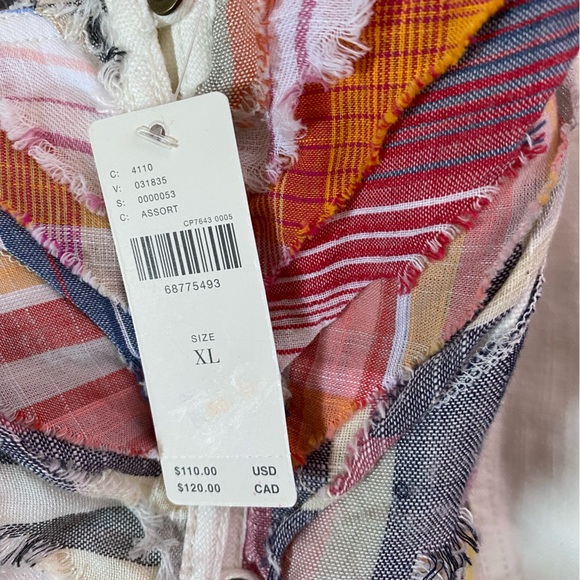 Anthropologie Pilcro Striped Ruffle Cami XL new with tag - Picture 5 of 8